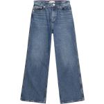 Blaue Tommy Hilfiger 5-Pocket Jeans für Kinder mit Reißverschluss aus Denim für Mädchen Größe 122 