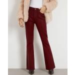 Rote Sexy Guess Slim Fit Jeans mit Reißverschluss aus Baumwollmischung für Damen Größe XL 
