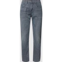 Jeans mit Label-Patch Modell 'Aaro' 32/34 men Mittelgrau