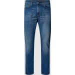 Blaue LEVI'S 5-Pocket Jeans mit Reißverschluss aus Baumwollmischung für Herren Größe XL 