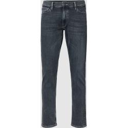 Jeans mit Label-Patch Modell 'JAARI' 34/34 men Anthrazit