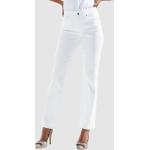Weiße Unifarbene Elegante NYDJ Straight Leg Jeans für Damen Größe XS 