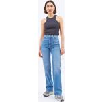 Reduzierte Blaue Dr Denim Ankle-Jeans mit Reißverschluss aus Denim für Damen Weite 30 