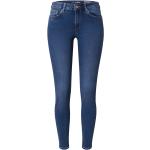 Reduzierte Blaue Bestickte Tom Tailor Denim Jeans mit Stickerei mit Reißverschluss aus Denim für Damen Größe XXL Weite 25 