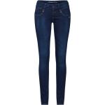 Blaue Bestickte Gang Nena Hüftjeans & Low Waist Jeans mit Reißverschluss aus Denim für Damen Größe XXL 