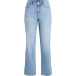Reduzierte Hellblaue Bestickte JJXX Jeans mit Stickerei mit Reißverschluss aus Denim für Damen Größe XXL 