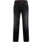 Schwarze Camp David Straight Leg Jeans mit Reißverschluss aus Denim für Herren Größe XXL 
