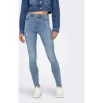 Reduzierte Blaue ONLY Skinny Jeans aus Denim für Damen 
