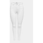 Reduzierte Weiße ONLY Skinny Jeans aus Denim für Damen 