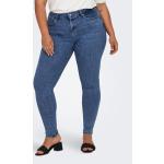 Reduzierte Blaue ONLY Skinny Jeans aus Denim für Damen Größe XXL Große Größen 