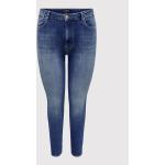 Reduzierte Blaue ONLY Skinny Jeans aus Denim für Damen Große Größen 