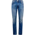 Reduzierte Blaue Mustang Oregon Nachhaltige 5-Pocket Jeans mit Reißverschluss aus Denim für Herren Größe XL Große Größen 
