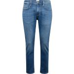 Reduzierte Blaue Mustang Oregon Nachhaltige 5-Pocket Jeans mit Reißverschluss aus Denim für Herren Größe XXL Große Größen 