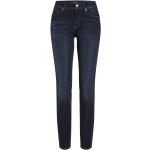 Dunkelblaue Elegante CAMBIO Parla Nachhaltige Skinny Jeans mit Reißverschluss aus Denim für Damen Größe XS 