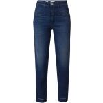 Dunkelblaue CLOSED Pedal Pusher High Waist Jeans mit Reißverschluss aus Baumwolle für Damen Größe XS 