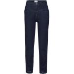 Dunkelblaue CLOSED Pedal Pusher High Waist Jeans mit Reißverschluss aus Baumwolle für Damen Größe XS 
