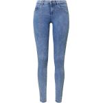 Blaue ONLY Rain 5-Pocket Jeans mit Reißverschluss aus Denim für Damen Weite 30 