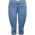 Reduzierte Blaue ONLY Rain Jeans-Shorts mit Reißverschluss aus Denim für Damen Weite 32 für den für den Sommer 