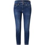 Reduzierte Dunkelblaue MAC Jeans Ankle-Jeans mit Reißverschluss aus Denim für Damen 
