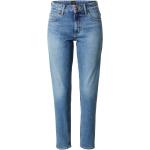 Reduzierte Blaue Bestickte LEE Rider Jeans mit Stickerei mit Reißverschluss aus Denim für Damen Große Größen 