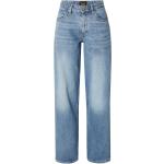 Blaue Loose Fit LEE Rider Mom-Jeans mit Reißverschluss aus Denim für Damen Größe XL 
