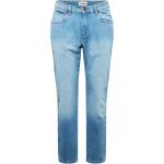 Reduzierte Blaue Bestickte WRANGLER Jeans mit Stickerei mit Reißverschluss aus Denim für Herren 