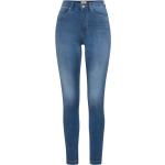 Reduzierte Blaue Bestickte ONLY Royal Bio Jeans mit Stickerei mit Reißverschluss aus Denim für Damen 