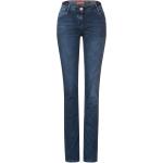 Reduzierte Blaue CECIL Scarlett Ankle-Jeans mit Reißverschluss aus Denim für Damen Größe XXL Große Größen 