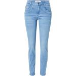 Reduzierte Blaue Brax Shakira Skinny Jeans mit Reißverschluss aus Denim für Damen Größe XXL Weite 25 