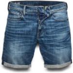 Blaue G-Star 3301 Jeans-Shorts aus Denim für Herren 