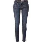 Dunkelblaue Bestickte Marc O'Polo Skara Nachhaltige Jeans mit Stickerei mit Reißverschluss aus Denim für Damen Größe XS 