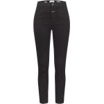 Schwarze Elegante CLOSED Bio Ankle-Jeans mit Reißverschluss aus Denim für Damen Größe XXL 