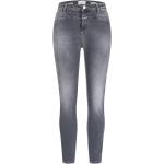 Graue CLOSED Ankle-Jeans mit Reißverschluss aus Baumwolle für Damen Größe XXL 