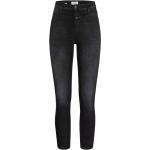 Dunkelgraue CLOSED Vegane Ankle-Jeans mit Reißverschluss aus Baumwolle für Damen 