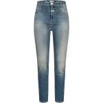 CLOSED Jeans SKINNY PUSHER mit Used-Waschung in Mid Blue /Blau