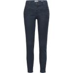 Dunkelblaue CLOSED Vegane Slim Fit Jeans mit Reißverschluss aus Baumwolle für Damen 