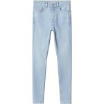 Hellblaue Mango Skinny Jeans aus Denim für Damen Größe XXL Weite 25 