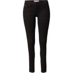 Schwarze Tommy Hilfiger TOMMY JEANS Hüftjeans & Low Waist Jeans mit Reißverschluss aus Denim für Damen Größe XL 