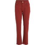 Reduzierte Rostrote Vila Ankle-Jeans mit Reißverschluss aus Denim für Damen Große Größen Weite 30 
