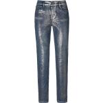 Reduzierte Blaue 5-Pocket Jeans aus Baumwolle maschinenwaschbar für Damen Größe L Petite 