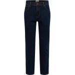 Reduzierte Dunkelblaue Bestickte WRANGLER Texas Slim Fit Jeans mit Reißverschluss aus Denim für Herren Große Größen 