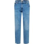 Reduzierte Blaue WRANGLER Texas Straight Leg Jeans mit Reißverschluss aus Denim für Herren Größe XXL 