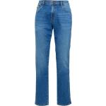 Reduzierte Blaue Bestickte WRANGLER Texas Jeans mit Stickerei mit Reißverschluss aus Denim für Herren Größe XXL Große Größen 