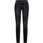 7 For All Mankind Jeans The Skinny Slim Illusion In Black /schwarz