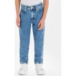 Reduzierte Blaue Tommy Hilfiger Straight Leg Jeans für Kinder aus Denim für Jungen Größe 158 