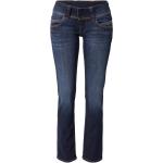Reduzierte Blaue Bestickte Pepe Jeans Venus Hüftjeans & Low Waist Jeans mit Reißverschluss aus Denim für Damen Größe XXL 
