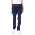 Reduzierte Blaue Blue Monkey Slim Fit Jeans aus Baumwolle für Damen 
