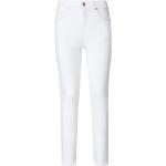 Offwhitefarbene Skinny Jeans aus Denim maschinenwaschbar für Damen Größe L 
