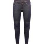 Blaue ONLY Willy Ankle-Jeans Raw mit Reißverschluss aus Denim für Damen Große Größen Weite 35, Länge 36 