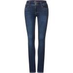 Dunkelblaue Street One York 5-Pocket Jeans mit Reißverschluss aus Denim für Damen Größe XL Große Größen 